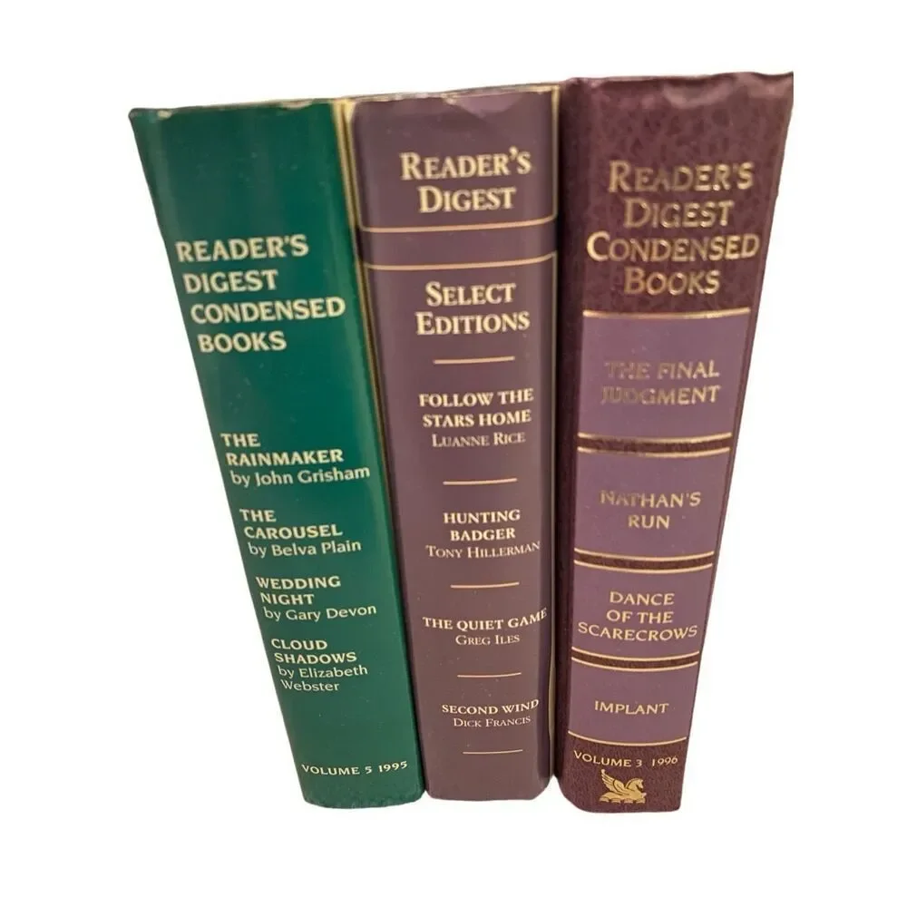Lot Of 3 Readers Digest Hardcover Book Vintage 1995 1996